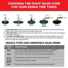 Kenda 250/275-17 TR-4 Inner Tube 047853163230 Includes Keychain