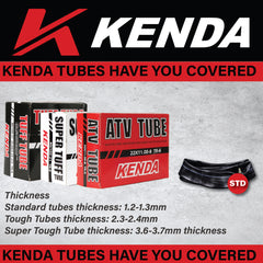 Kenda 275/300-17 TR-4 Inner Tube 047853160505-2-Pack-Includes Keychain
