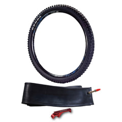 Kenda Nevegal 2 EMC K1211E 29x2.60 Mountain Bike Tire with Foldable ATC Casing, EN-DTC Compound, E-Bike Ready(ECE-R75) Low Rolling Resistance for Enduro/Trail + Airolution 29x2.40-2.80 Tube + Keychain