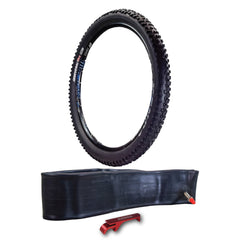 Kenda Nevegal 2 EMC K1211E 27.5x2.80 Mountain Bike Tire with Foldable ATC Casing, EN-DTC Compound, E-Bike Ready (ECE-R75) Low Rolling Resistance for Enduro/Trail + 27.5x2.40-2.80 Tube + Keychain