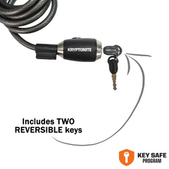 Kryptonite 5' KryptoFlex 1018 Key Cable 004950 Five Foot Cable Length