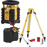 Stabila LAR350 Fully Self-Leveling Rotary Laser 9-piece Kit Interior/Exterior Horizontal, Vertical Levelling, Dual-Slope, Section Mode, LED Assist, Manual Alignment, Motion Control and Plumb Lines