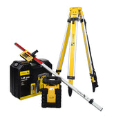 Stabila 05820 LAR300 Exterior Rotary Laser Set w/Receiver, Tripod, Grade Rod, Case