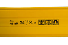 Stabila 38624 24" Extra Rigid Yellow Magnetic Level w/ Reinforcing Ribs