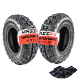 MASSFX 21x7-10 Front Tires & TR-6 Tubes - ATV, UTV, & SxS - 4-Ply (2 Pk)