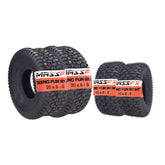 MASSFX 15x6-6 Front (2) & 20x8-8 Rear (2) Tire Set for Turf & Lawn Use (4-Pack)