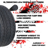 MASSFX SL 18x8.5-8 Front/Rear Golf Cart, Lawn & Garden Tire 4 PLY - (4) Tire