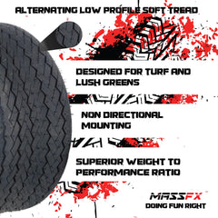 MASSFX SL 18x8.5-8 Front/Rear Golf Cart, Lawn & Garden Tire 4 PLY - (4) Tire