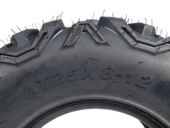 MASSFX 25x8-12 Front Off-Road Tire ATV, UTV or SXS Tire 2 Pack