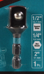 Makita A-97069 1/2-Inch x 2-Inch ImpactX Retention Ball Socket Adapter
