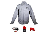 Milwaukee 204G-21XL M12 Lithium-Ion Toughshell Gray Heated Jacket Kit (X-Large)