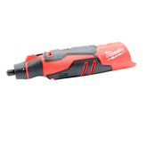 Milwaukee 2525-20 M12 12V Cordless Brushless Rotary Tool, 5,000-27,500 RPM, 1/8" Collet, LED Light, Bare Tool Only