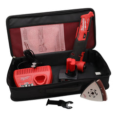 Milwaukee M12 FUEL 12V Lithium-Ion Cordless Oscillating Multi-Tool Kit with Compact 2.0 Ah Battery (2526-21)