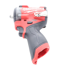 Milwaukee 2562-20 12V Cordless Stubby 3/8″ Impact Wrench – Up to 550 ft-lb Nut-Busting Torque, 0-3,000 RPM, 4-Mode Drive Control, Tri-LED Work Light, Friction-Ring Retention (Tool-Only)