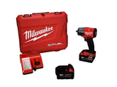 Milwaukee 2960-22R M18 FUEL 18V Lithium-Ion Brushless Cordless 3/8 in. Mid-Torque Impact Wrench with Friction Ring Kit, Resistant Batteries