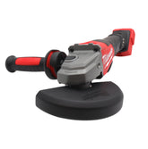 Milwaukee 3670-20 18V Cordless 4-1/2"-6" Braking Grinder – 9,000 RPM Brushless Motor, Rapid Brake, Paddle Switch, Anti-Vibration Side Handle, 5/8-11 Spindle, Durable Housing (Tool-Only)