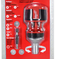 Milwaukee 48-22-2330 8-in-1 Compact Ratcheting Multi-Bit Screwdriver