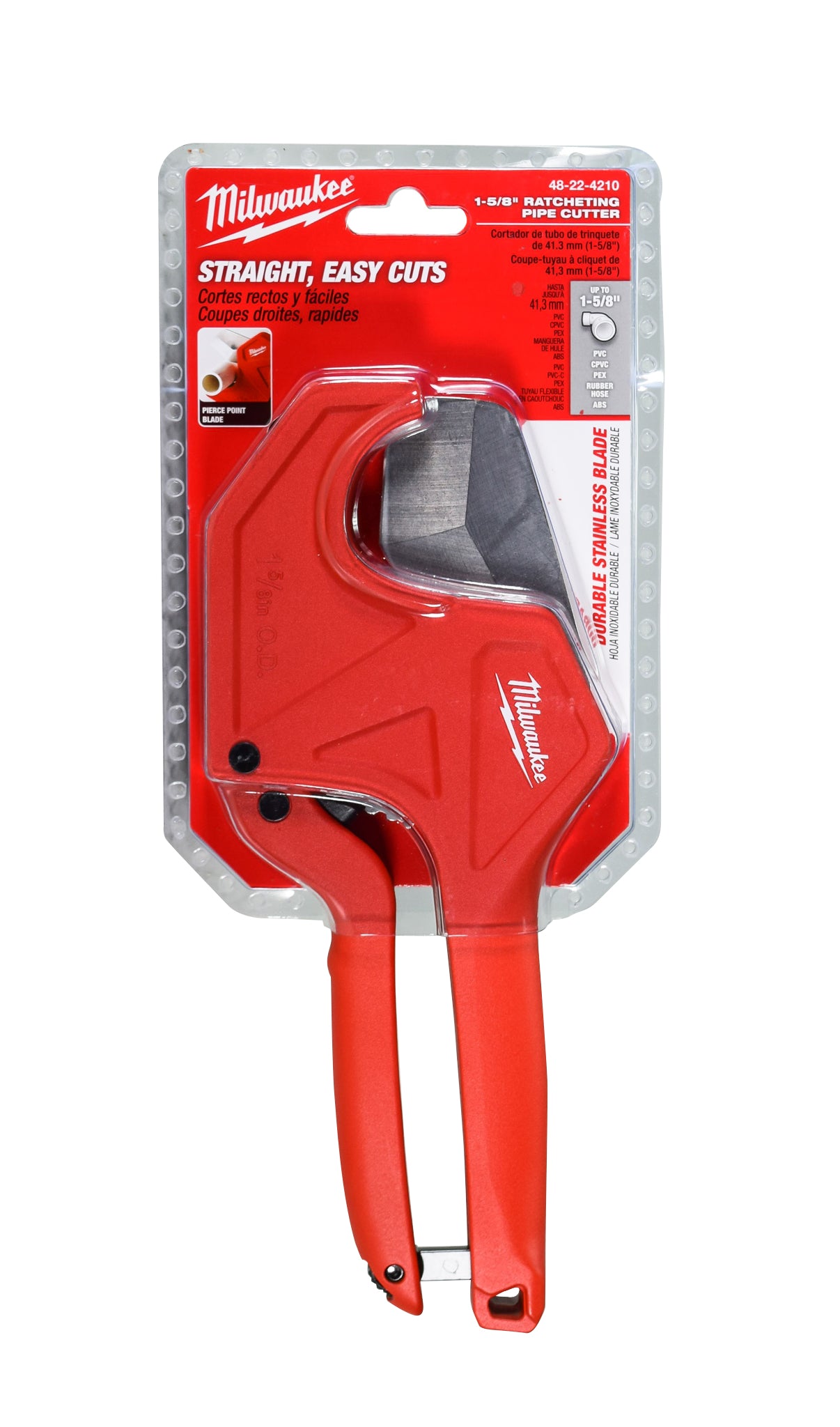 48-22-4210 - Milwaukee 48-22-4210 - 1-5/8 Ratcheting PVC Pipe Cutter