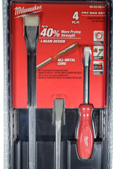 Milwaukee 48-22-9214 4 Piece Pry Bar Set