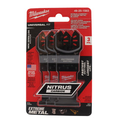 Milwaukee 49-25-1563 Nitrus 3 Extreme Material Universal Oscillating Blades