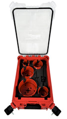 Milwaukee BIG HAWG Carbide Hole Saw Kit with PACKOUT Case 49-56-9295