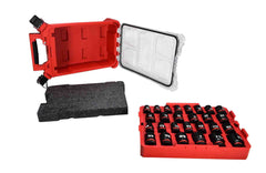 Milwaukee 49-66-6804 SHOCKWAVE Impact-Duty 1/2 in. Drive Metric and SAE Standard Impact PACKOUT Socket Set (27-Piece)