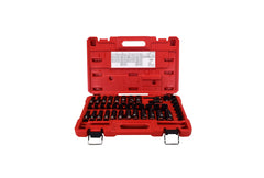 Milwaukee 49-66-7009 43PCSHOCKWAVE Impact Duty 3/8" Drive SAE & Metric Deep 6 Point Socket Set