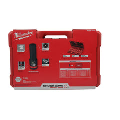 Milwaukee SHOCKWAVE 1/2 in. Drive SAE 6 Point Impact Socket Set