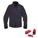 Milwaukee M12 HEAT BLK TOUGHSHELL JKT KIT 3X