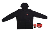 Milwaukee M12 12-Volt Black Medium Heated Hoodie with 2.0Ah Battery & Charger