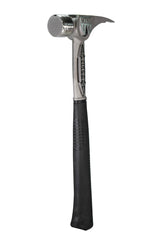 Stiletto TBM14RMS TiBone Mini-14 ounce Replaceable Milled Face Hammer with a Straight 16" Titanium Handle