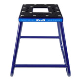 Matrix Concepts C1 Steel Stand - Blue | Heavy-Duty Carbon Steel Motorcycle Lift | 300 lb Capacity Motocross Dirt Bike Stand | Non-Slip Rubber Top
