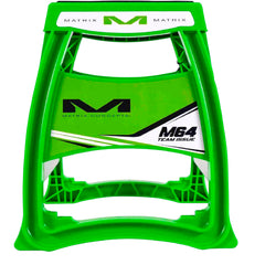 Matrix Concepts M64 Elite Stand - Green | Lightweight Polycarbonate Composite Motocross Dirt Bike Lift | 10 lb Ultra-Light Design | Anti-Flex Support, Extra-Wide Feet & Customizable Panels