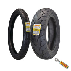 Pirelli Night Dragon 1815300 90/90-21 M/CTL 54H Front and 180/60R16 Motorcycle Tire w/Keychain