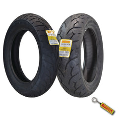 Pirelli Night Dragon 1815400 150/80B16 M/CTL 71H Front Motorcycle Cruiser Tire Pirelli Night Dragon GT 180/60R16 M/C 80H REINFTL Cruiser Motorcycle Rear Tire w/ Keychain