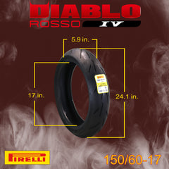 DIABLO ROSSO IV CORSA 150/60ZR17 M/C 66W TL