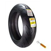 Pirelli Diablo Rosso IV 200/60-17 80W Rear Motorcycle Tire - High Performance, Durable, & Reliable Tire for Super Sport Bikes w/ Keychain