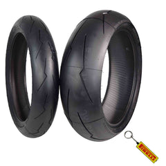 Pirelli Tires Front 120/70ZR17 Rear 190/50ZR17 Super Corsa V2 Motorcycle Tires