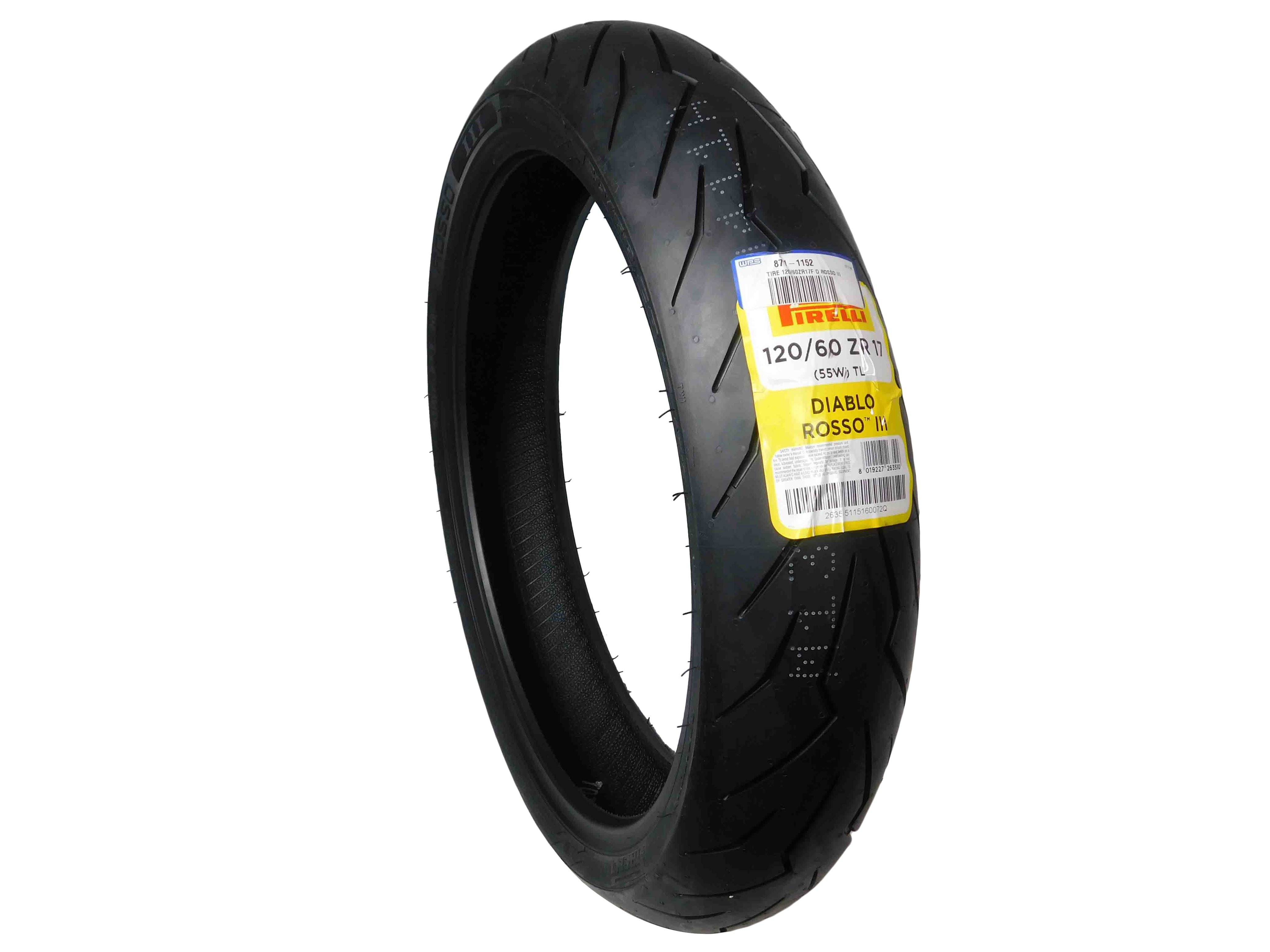 パーツ Pirelli Diablo Rosso III 150/60 R17 Pirelli Diablo Rosso III 150/60ZR17 Rear Motorcycle Street Tire