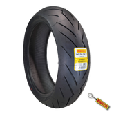 Pirelli Diablo Rosso III 3 190/50 ZR17 Rear Motorcycle Tire with Keychain