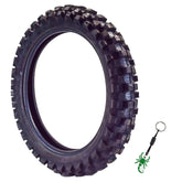 Pirelli Scorpion MX Extra X 110/90-19 62M Tube Type Rear Motorcycle Tire: Engineered for Motocross and Off-Road Training and Amateur Racing Performance with Keychain