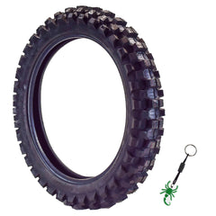 Pirelli Scorpion MX Extra X 110/90-19 62M Tube Type Rear Motorcycle Tire: Engineered for Motocross and Off-Road Training and Amateur Racing Performance with Keychain