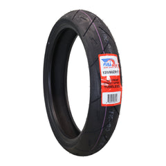 Full Bore M1 120/60ZR17 Front Motorcycle Tire, High-Performance Radial, Superior Grip & Handling for Street Bikes, 120/60-17, USA Family Owned