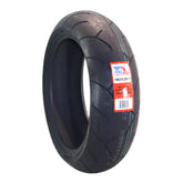 Full Bore M1 190/55ZR17 Rear Motorcycle Tire, High-Performance Radial, Superior Grip & Handling for Street Bikes, 190/55-17, USA Family Owned