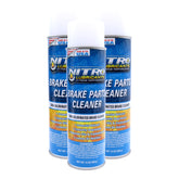 Nitro Lubricants Brake Cleaner – Fast-Drying, Non-Chlorinated Formula Removes Grease, Oil, Tar, and Brake Fluid – Residue-Free Performance – 12oz – Made in USA (3-Pack)