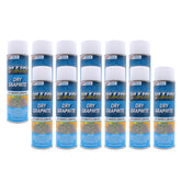 Nitro Lubricants Dry Graphite Spray – 12.75oz Fast-Drying Lubricant for Metal & Plastic; Resists Water, Oil, and Chemicals; Performs Under Heat & Pressure in Dry Applications- Made in USA (12-Pack)