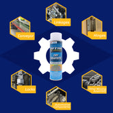 Nitro Lubricants Dry Graphite Spray – 12.75oz Fast-Drying Lubricant for Metal & Plastic; Resists Water, Oil, and Chemicals; Performs Under Heat & Pressure in Dry Applications- Made in USA (5-Pack)