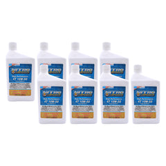 Nitro Lubricants 10W-50 4 Stroke Engine Oil – Semi-Synthetic, High Performance Formula for Motorcycles, ATVs & UTVs – Racing & Off-Road – Advanced Additive Technology – 1 Quart – Made in USA (8-Pack)
