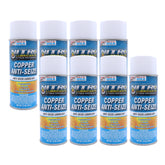 Nitro Lubricants Copper Anti-Seize – 14oz High Temp Anti-Seize Spray for Nuts, Bolts, Studs, Bearings & Slides; Prevents Seizing, Galling & Corrosion in Industrial & Automotive - Made in USA (8-Pack)