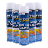 Nitro Lubricants Carb & Choke Cleaner - 12oz Sensor-Safe Formula for Removing Gum, Varnish, Carbon & Grease; Improves Idle & Acceleration in Carburetors, PCV & Linkages - Made in USA (5-Pack)